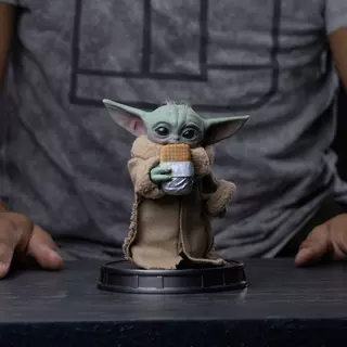Iron Studios Star Wars - Grogu Food Cart Snack - Mandalorian And Grogu Movie - Grogu Collection Legacy Replica 1/4