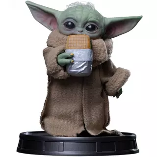 Iron Studios Star Wars - Grogu Food Cart Snack - Mandalorian And Grogu Movie - Grogu Collection Legacy Replica 1/4