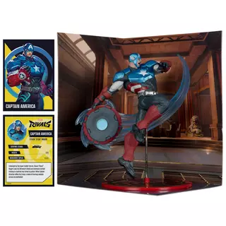 Marvel Rivals Captain America 1:10th Scale Collectible McFarlane Toys