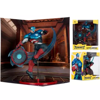 Marvel Rivals Captain America 1:10th Scale Collectible McFarlane Toys