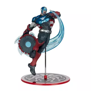 Marvel Rivals Captain America 1:10th Scale Collectible McFarlane Toys