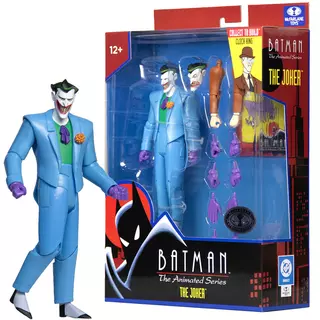 Batman: The Animated Series The Joker 6in Build-A Figure McFarlane Toys (BLUE SUIT) (CHASE)