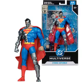 DC Multiverse Cyborg Superman (Revenge of the Green Lanterns) 7in Action Figure McFarlane Vault Collection
