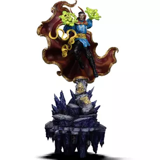 OUTLET Iron Studios  Dr. Strange Deluxe - Infinity Gauntlet Diorama Statue BDS Art Scale 1/10