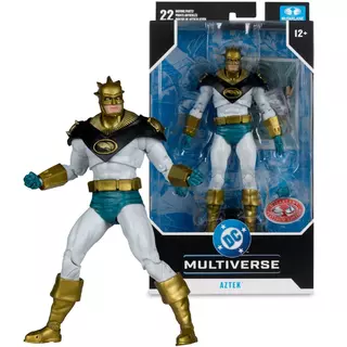 DC Multiverse Aztek (DC Classic) 7in Action Figure McFarlane Toys Red Platinum Edition