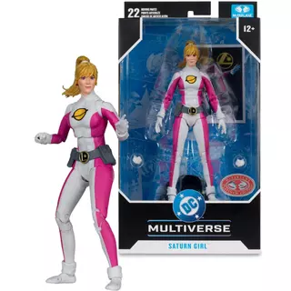 DC Multiverse Saturn Girl (DC Classic) 7in Action Figure McFarlane Toys Red Platinum Edition