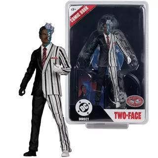 DC Direct Two-Face (Batman 89) 7in Action Figure with Comic book McFarlane Toys
