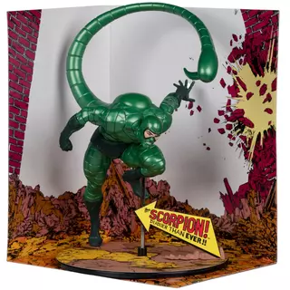 Marvel Scorpion 1:10th Scale Collectible (Metallic) (Amazing Spider-Man #318) Gold Label McFarlane Toys