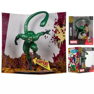 Marvel Scorpion 1:10th Scale Collectible (Metallic) (Amazing Spider-Man #318) Gold Label McFarlane Toys