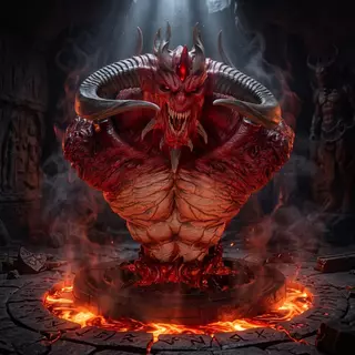 Blizzard Diablo II - The Lord of Terror Bust 20th Anniversary