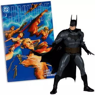 DC DIRECT 7IN FIGURE WITH COMIC - WV13 - BATMAN (JUSTICE)