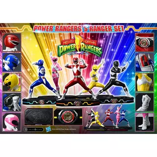Prime 1 Studio Premium Masterline Mighty Morphin Power Rangers Power Rangers 5-Ranger Set