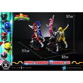 Prime 1 Studio Premium Masterline Mighty Morphin Power Rangers Power Rangers 5-Ranger Set