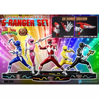 Prime 1 Studio Premium Masterline Mighty Morphin Power Rangers Power Rangers 5-Ranger Set DX Bonus Version