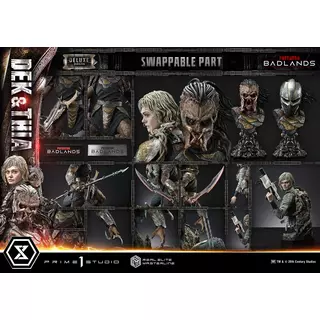 Prime 1 Studio Real Elite Masterline Predator: Badlands Dek & Thia Deluxe Version