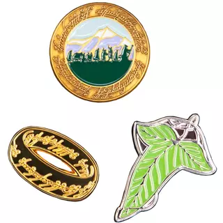 Weta Workshop The Lord of the Rings Trilogy Pin Set - A Ringbearer's Journey