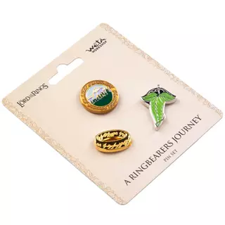 Weta Workshop The Lord of the Rings Trilogy Pin Set - A Ringbearer's Journey