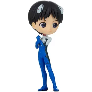 Bandai Banpresto Evangelion: New Theatrical Edition - Q Posket-Shinji Ikari Plugsuit Style (Ver.A) Figure
