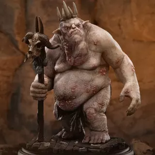 Weta Workshop The Hobbit Trilogy - The Goblin King Miniature Statue