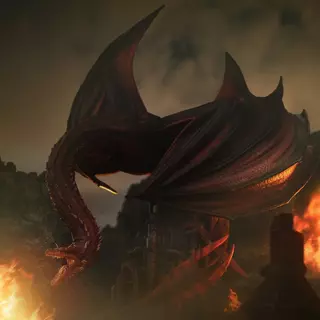 Iron Studios House of the Dragon - Caraxes Icons