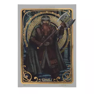 Weta Workshop The Lord of the Rings - Gimli Art Card (A5)
