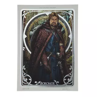Weta Workshop The Lord of the Rings - Boromir Art Card (A5)