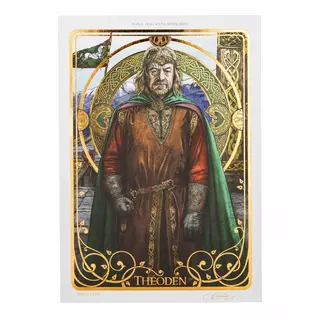Weta Workshop The Lord of the Rings - Theoden Art Card(A5) 