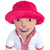 Peluche WP MERCHANDISE Ventaglio nel cappello a secchiello 21 cm
