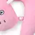 Headrest pillow WP MERCHANDISE Dragon Lily, pink, 35 cm