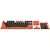 Dark Project KS-43 Keycaps PBT, ENG/RU/UA, Black / Orange