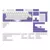 Dark Project - Violet Horizons Keycaps [ANSI & ISO]