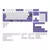Dark Project - Violet Horizons Keycaps [ANSI & ISO]