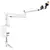 FIFINE BM88 Steady Full Metal High End Boom Arm Stand, White