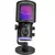FIFINE AM6 Condenser RGB USB Microphone with chat and gaming volume preference knob, Black