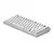 Dark Project ALU Terra Nova White - Wireless Gaming Keyboard (ANSI)