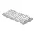Dark Project ALU Terra Nostra White - Wired Gaming Keyboard (ANSI UA)