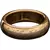 Weta Workshop LOTR - The One Ring (With Runes) - Gold Plated Tungsten, Size 6