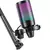 FIFINE A6T Condenser RGB USB Microphone with Boom Arm, Black