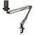 FIFINE A8T Condenser RGB  USB Microphone with Adjustable Arm Stand, Black