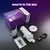 FIFINE AM6 Condenser RGB USB Microphone with chat and gaming volume preference knob, White