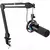 FIFINE T658 Dynamic RGB USB Microphone with Boom Arm Stand, Black