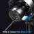 Fifine A9 Condenser RGB USB Microphone with 4 Polar Pattern, Black