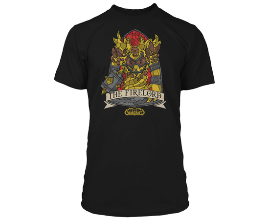 Jinx World of Warcraft - Ragnaros Stained Glass Premium T-shirt Μαύρο, S