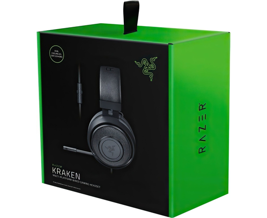 Razer Kraken - wieloplatformowy przewodowy zestaw słuchawkowy do gier 3,5 mm (czarny)