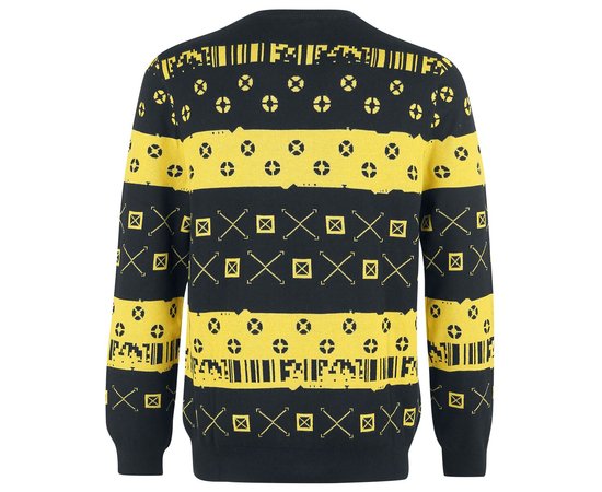 Cyberpunk 2077 Silent Night City Ugly Holiday Sweater, černá, L