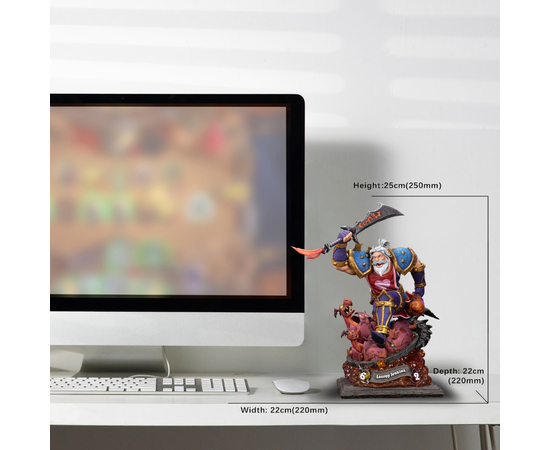 Statuetka HEX Collectibles Blizzard Hearthstone Leeroy Jenkins w skali 1/10