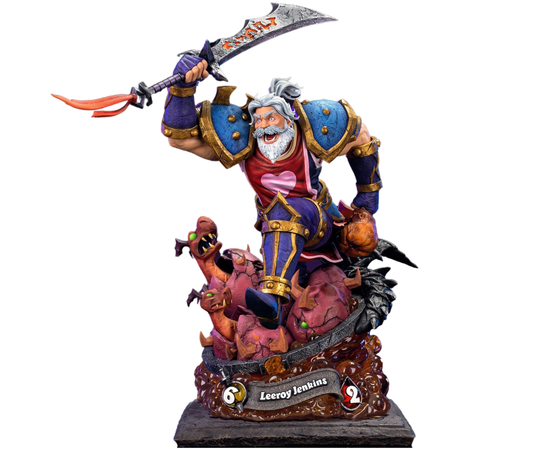 Statuetka HEX Collectibles Blizzard Hearthstone Leeroy Jenkins w skali 1/10