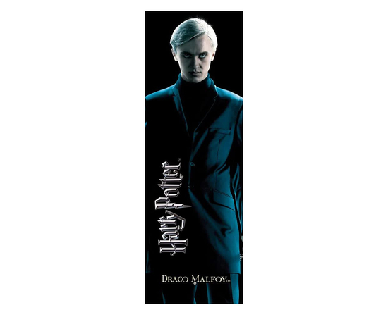 Noble Collection Harry Potter - Draco Malfoy Varita Bolígrafo y Marcapáginas
