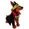 Pluszowa zabawka WP MERCHANDISE Doberman superbohater Dobry chłopiec, 24 cm