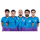 Team Nigma - Blau/violettes Trikot, 2XL